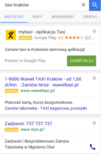 reklama na urządzenia mobilne