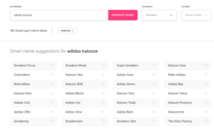 Namify optymalizacja marki na podstawie adidas